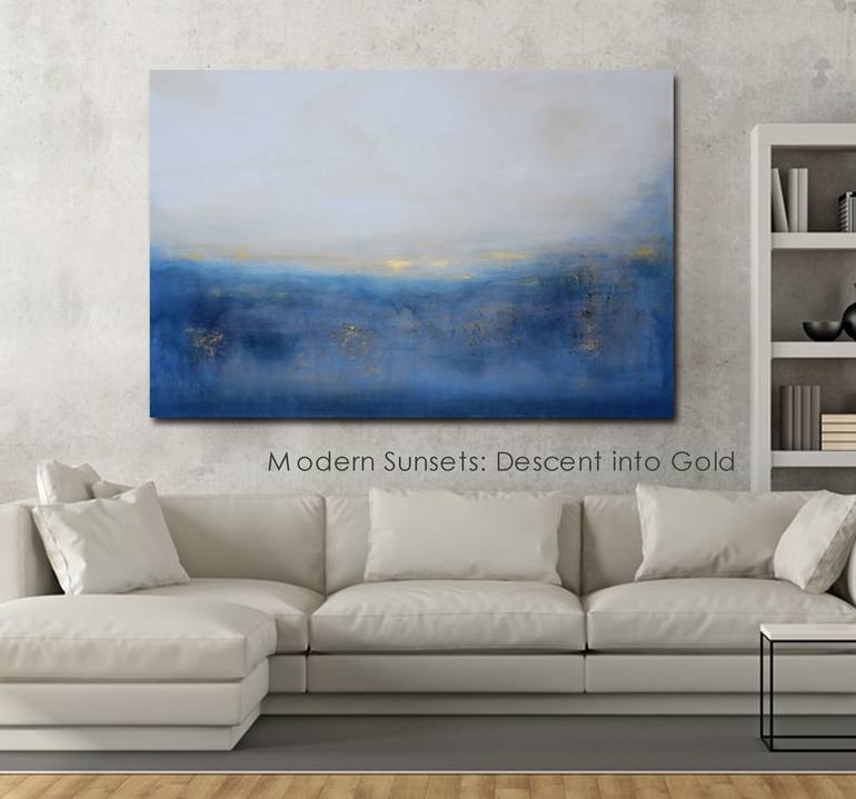 Original Abstract Landscape Painting by KR Moehr