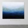 SUNRISE SKI

Modern heavily textured abstract landscape of deep indigo blue, deep teal, metallic gold, cool white.

Inspired by winter, snow-capped mountains (I LOVE!)

Ready to hang
Deep, *museum-wrapped* sides (2.5") finished in black