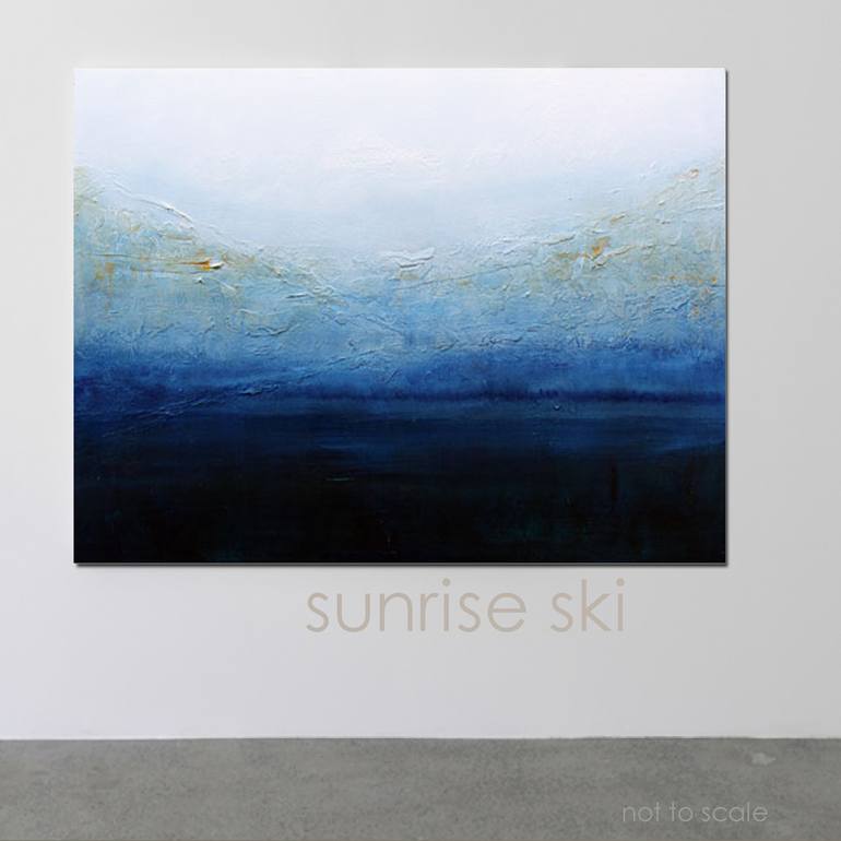 Original Abstract Landscape Painting by Kr Moehr