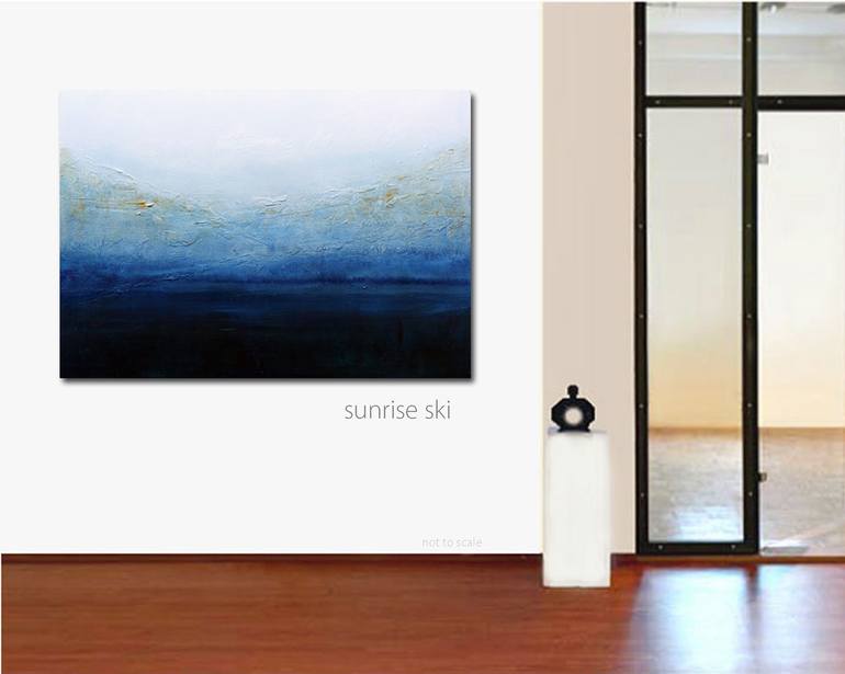 Original Abstract Landscape Painting by Kr Moehr