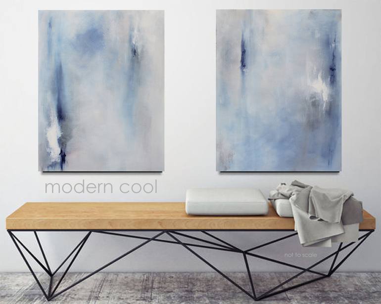 Original Abstract Expressionism Abstract Painting by Kr Moehr