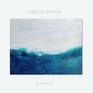 Coastal Ripples blue white abstract