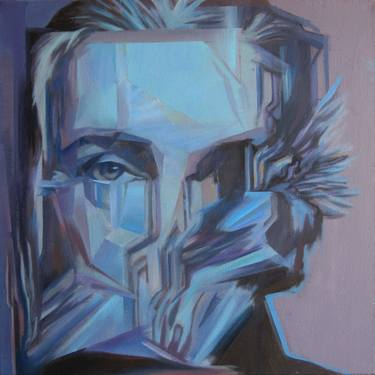 Original Abstract Portrait Paintings by Svitlana Ahranovska