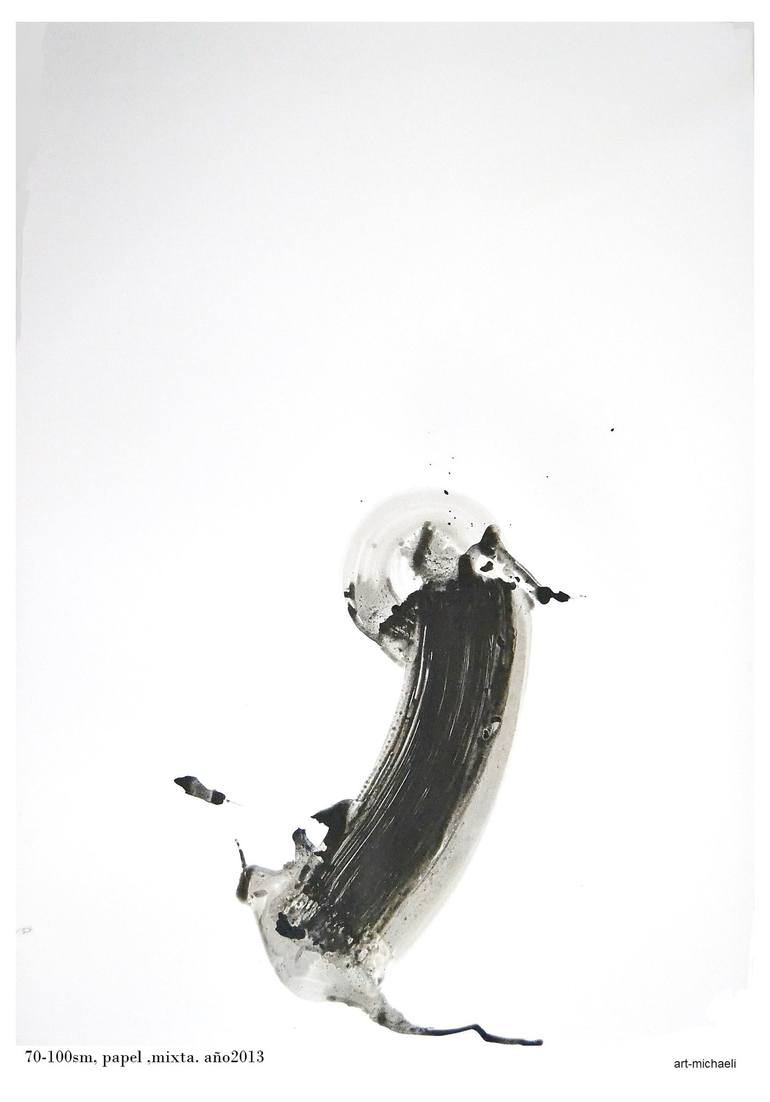 Print of Abstract Expressionism Calligraphy Paintings by Rasim Michaeli