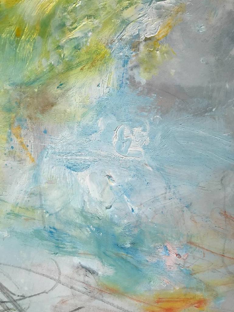 Original Abstract Expressionism Abstract Painting by Rasim Michaeli