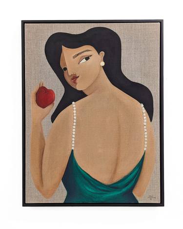 Original Figurative Portrait Painting by Anna Kalachyan