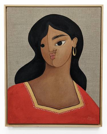 Original Abstract Portrait Painting by Anna Kalachyan