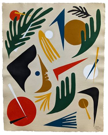 Original Symbolism Abstract Painting by Anna Kalachyan