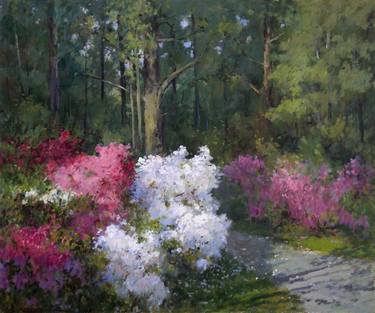 Original Impressionism Floral Paintings by Helmut Pete Beckmann