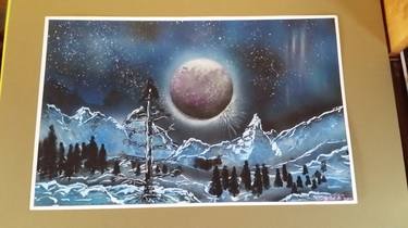 Original Outer Space Painting by ST EvE Hoosline