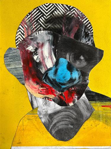 Original Abstract People Collage by Lee Ellis