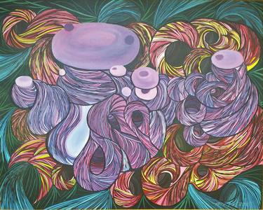 Original Abstract Paintings by Helmi Fuadi