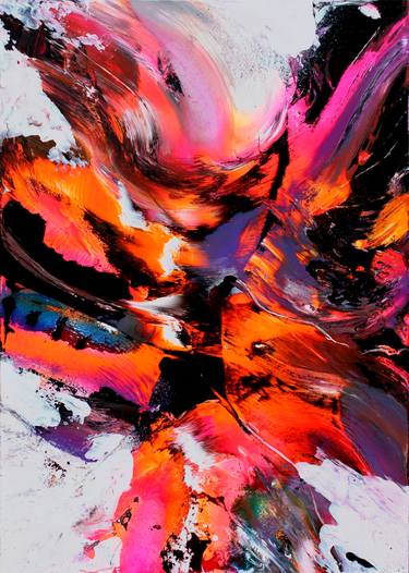 Print of Abstract Expressionism Abstract Paintings by Helmi Fuadi