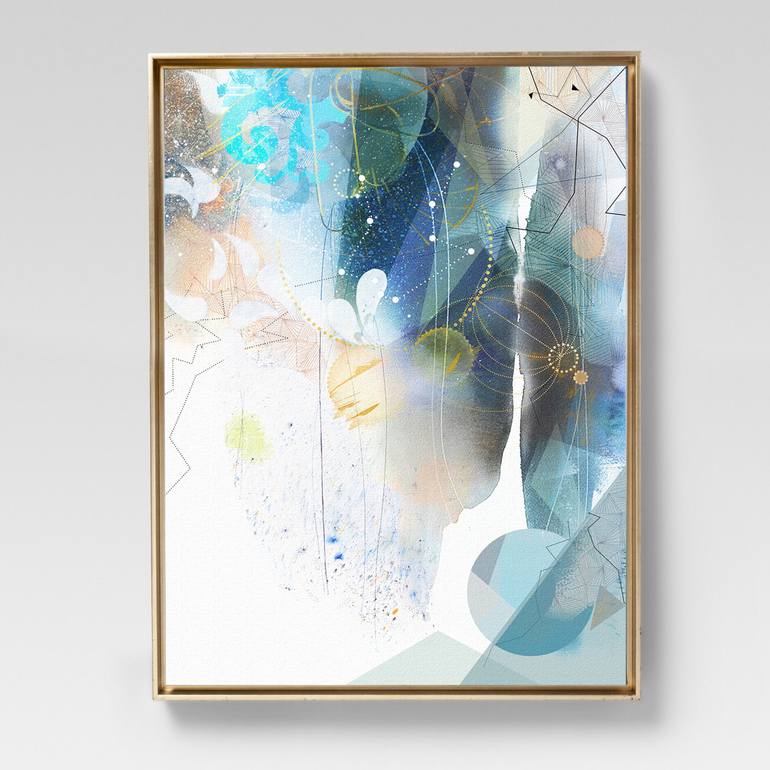 Original Abstract Painting by Raphaella Lima