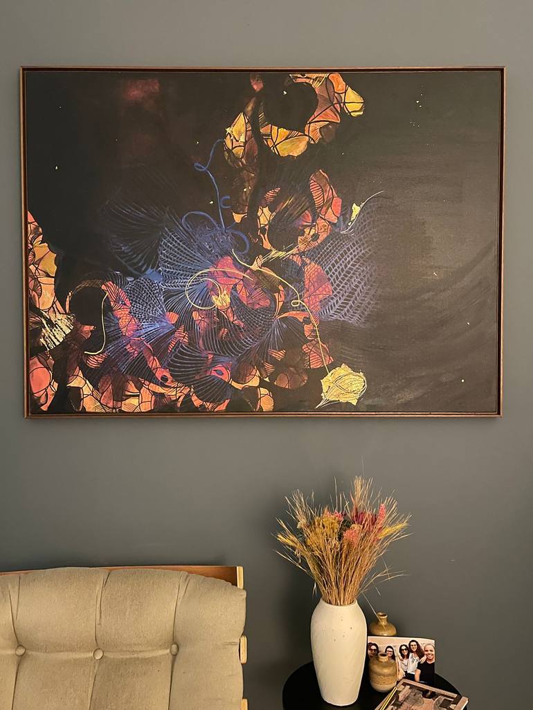 Original Abstract Painting by Raphaella Lima