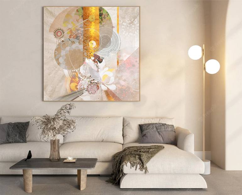 Original Abstract Painting by Raphaella Lima