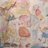 Hug in pastel & white by Dalit Shahar