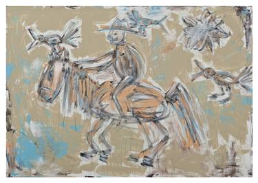 Original Modern Horse Paintings by Dalit Shahar