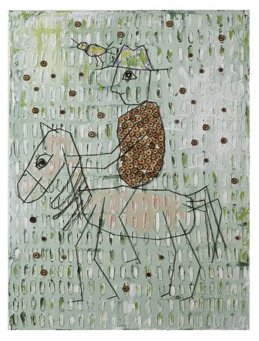 Original Conceptual Horse Paintings by Dalit Shahar