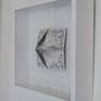 Gesso and ink on recycled paper