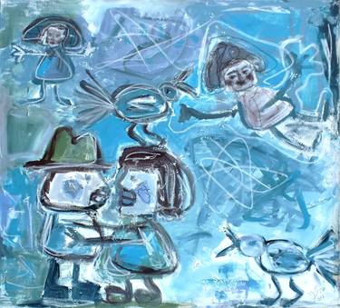 Original Expressionism Family Paintings by Dalit Shahar