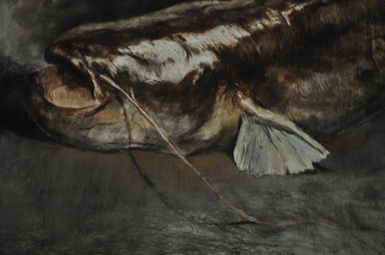 Original Expressionism Animal Drawing by Laszlo Mathe