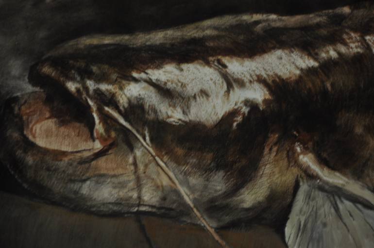 Original Expressionism Animal Drawing by Laszlo Mathe