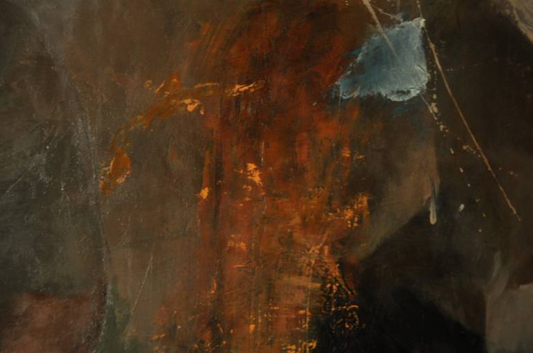Original Expressionism Family Painting by Laszlo Mathe