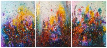 Original Abstract Paintings by Lenard Collins