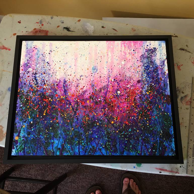 Original Abstract Painting by Lenard Collins