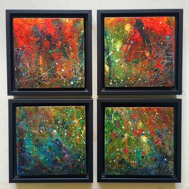 Original Fine Art Abstract Paintings by Lenard Collins