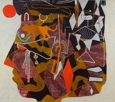 Original Contemporary Abstract Painting by Vick Naresh