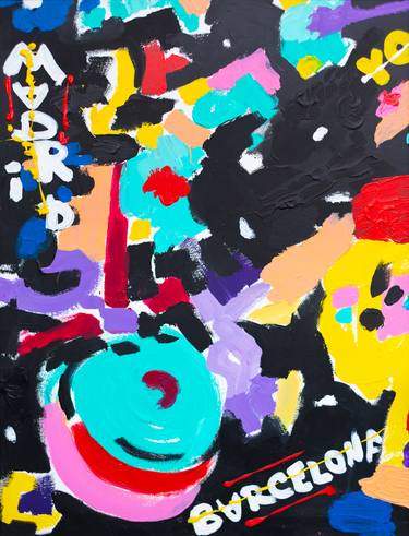 Original Abstract Expressionism Abstract Painting by Liubov Nova