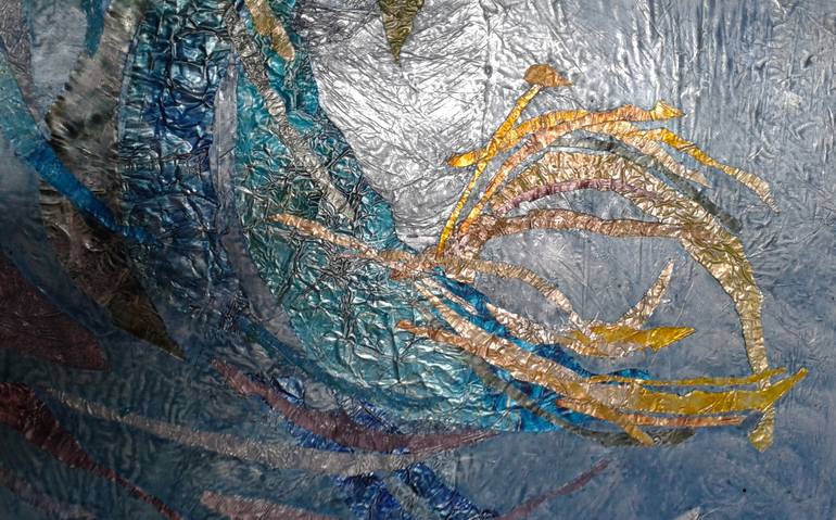 Original Abstract Expressionism Abstract Collage by Paola Marinelli