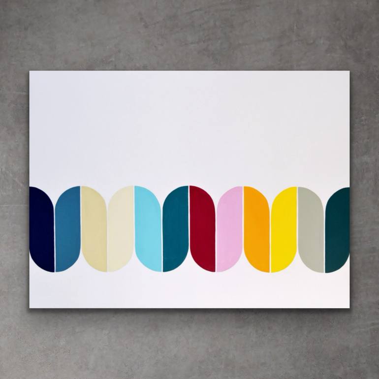 Original Minimalism Abstract Painting by Astrid Stoeppel