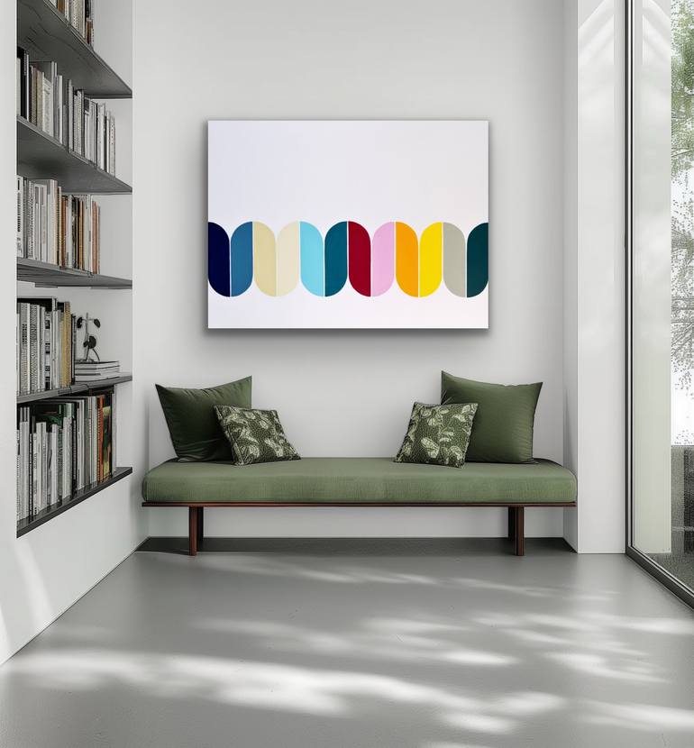 Original Minimalism Abstract Painting by Astrid Stoeppel