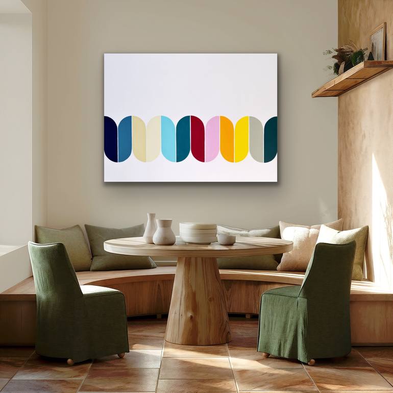Original Minimalism Abstract Painting by Astrid Stoeppel