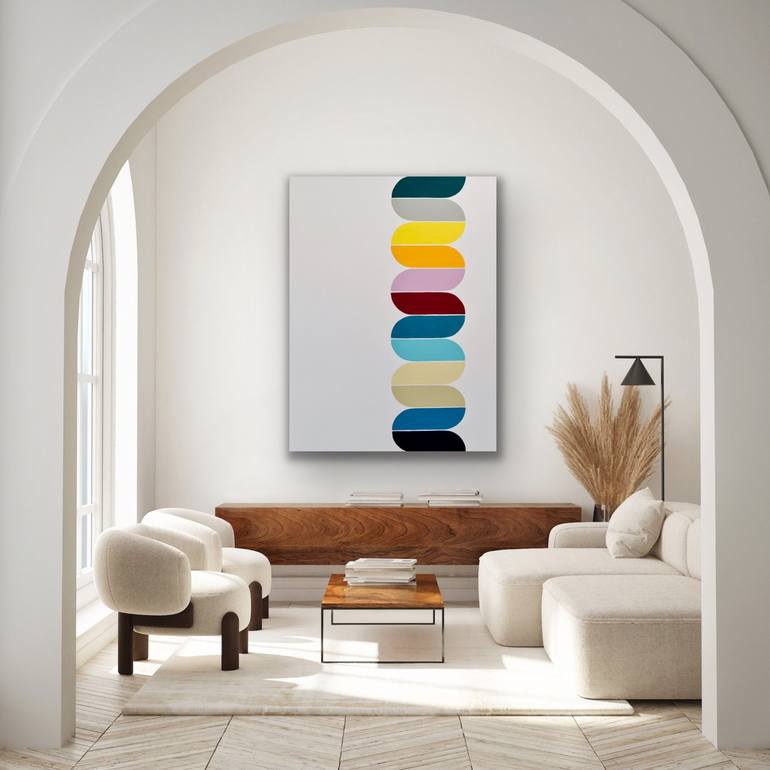 Original Pop Art Abstract Painting by Astrid Stoeppel