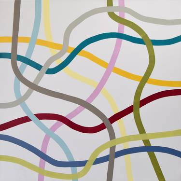 Original Pop Art Abstract Paintings by Astrid Stoeppel