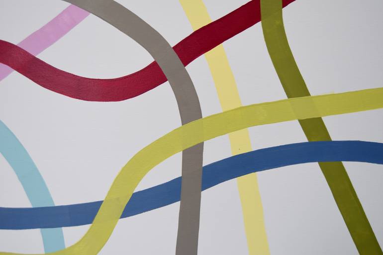 Original Minimalism Abstract Painting by Astrid Stoeppel