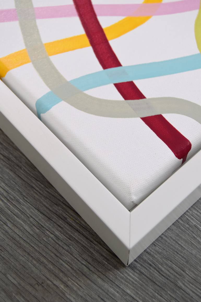 Original Pop Art Abstract Painting by Astrid Stoeppel