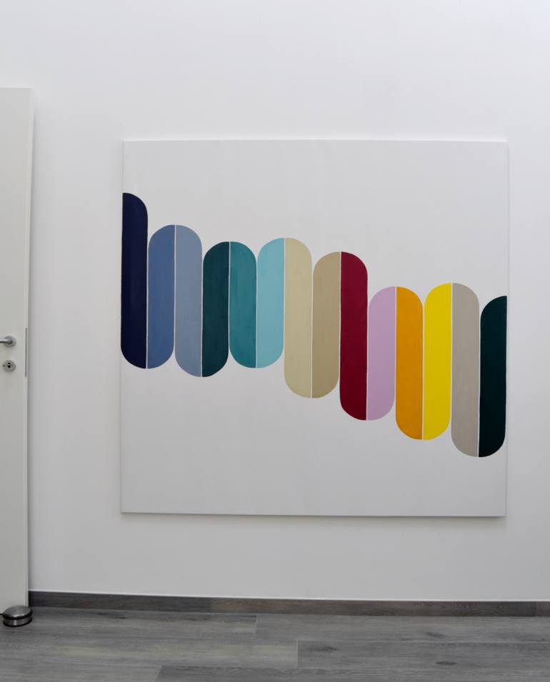 Original Pop Art Abstract Painting by Astrid Stoeppel