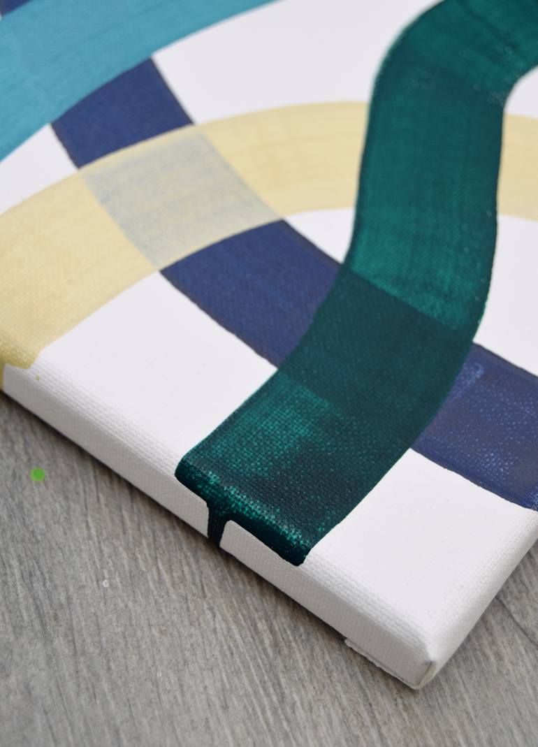 Original Minimalism Abstract Painting by Astrid Stoeppel