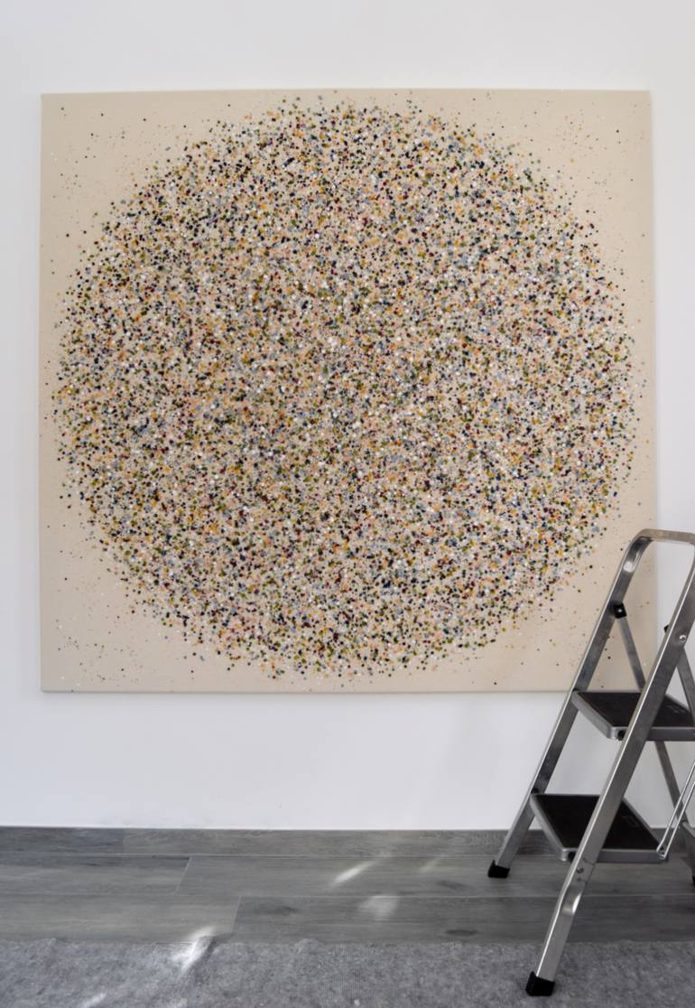 Original Abstract Expressionism Abstract Painting by Astrid Stoeppel