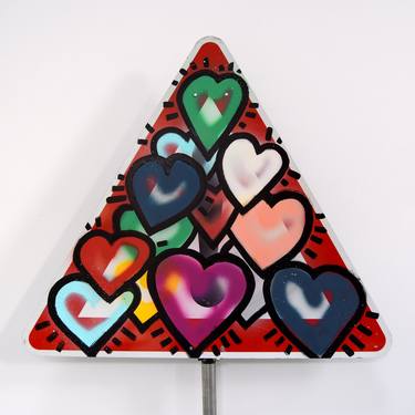 Original Pop Art Abstract Sculpture by Astrid Stoeppel