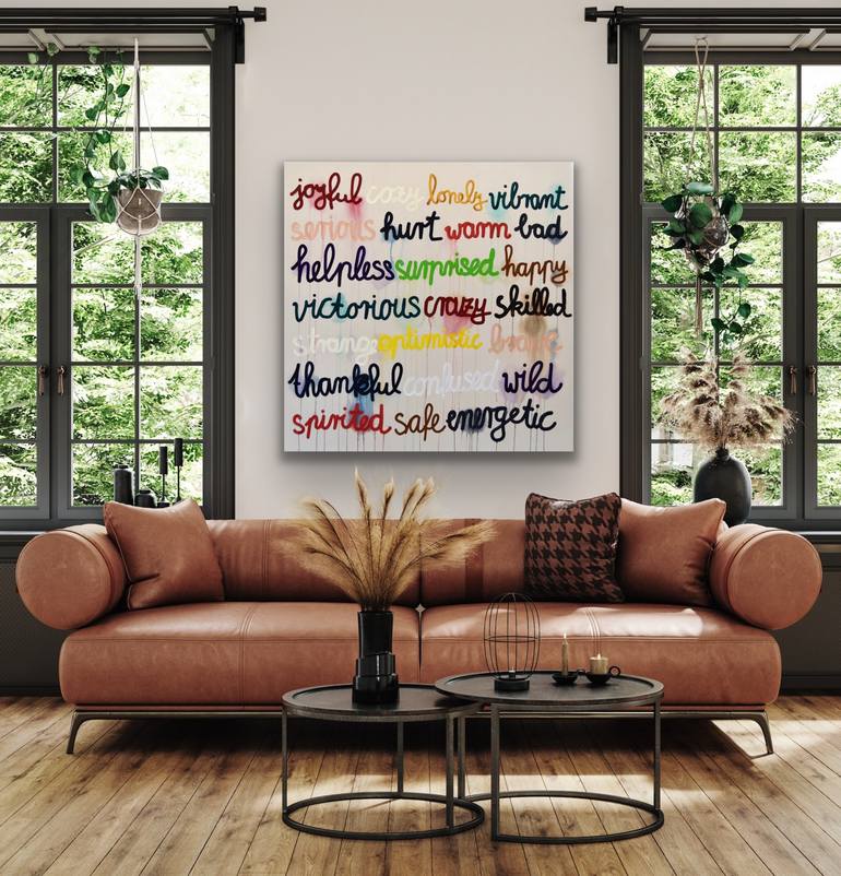 Original Minimalism Abstract Painting by Astrid Stoeppel