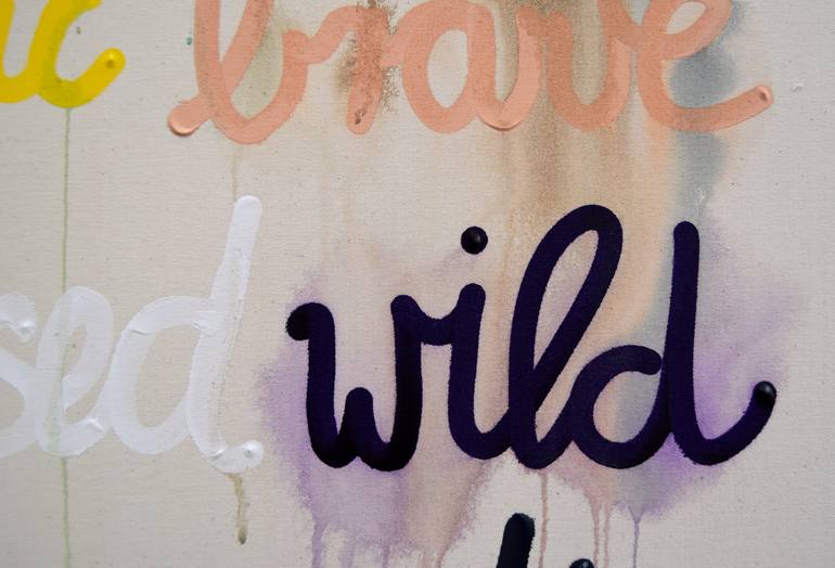 Original Minimalism Abstract Painting by Astrid Stoeppel