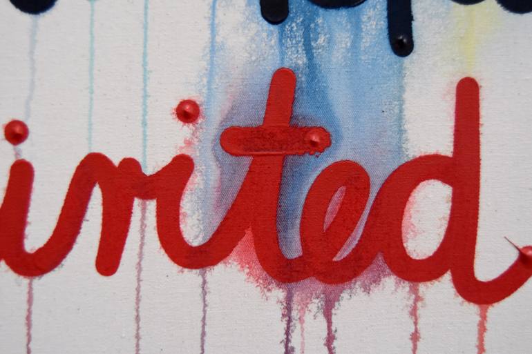 Original Minimalism Abstract Painting by Astrid Stoeppel