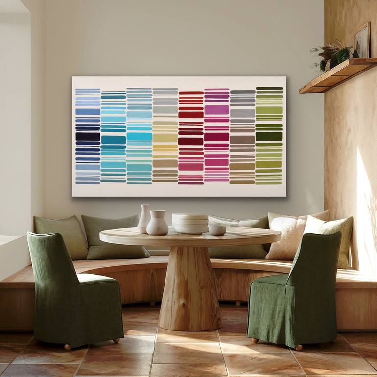 Original Color Field Painting Abstract Painting by Astrid Stoeppel