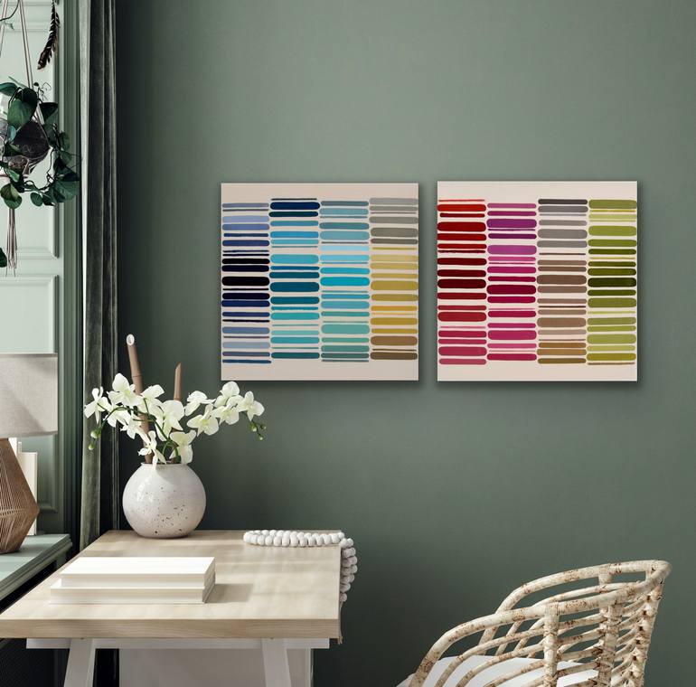 Original Color Field Painting Abstract Painting by Astrid Stoeppel